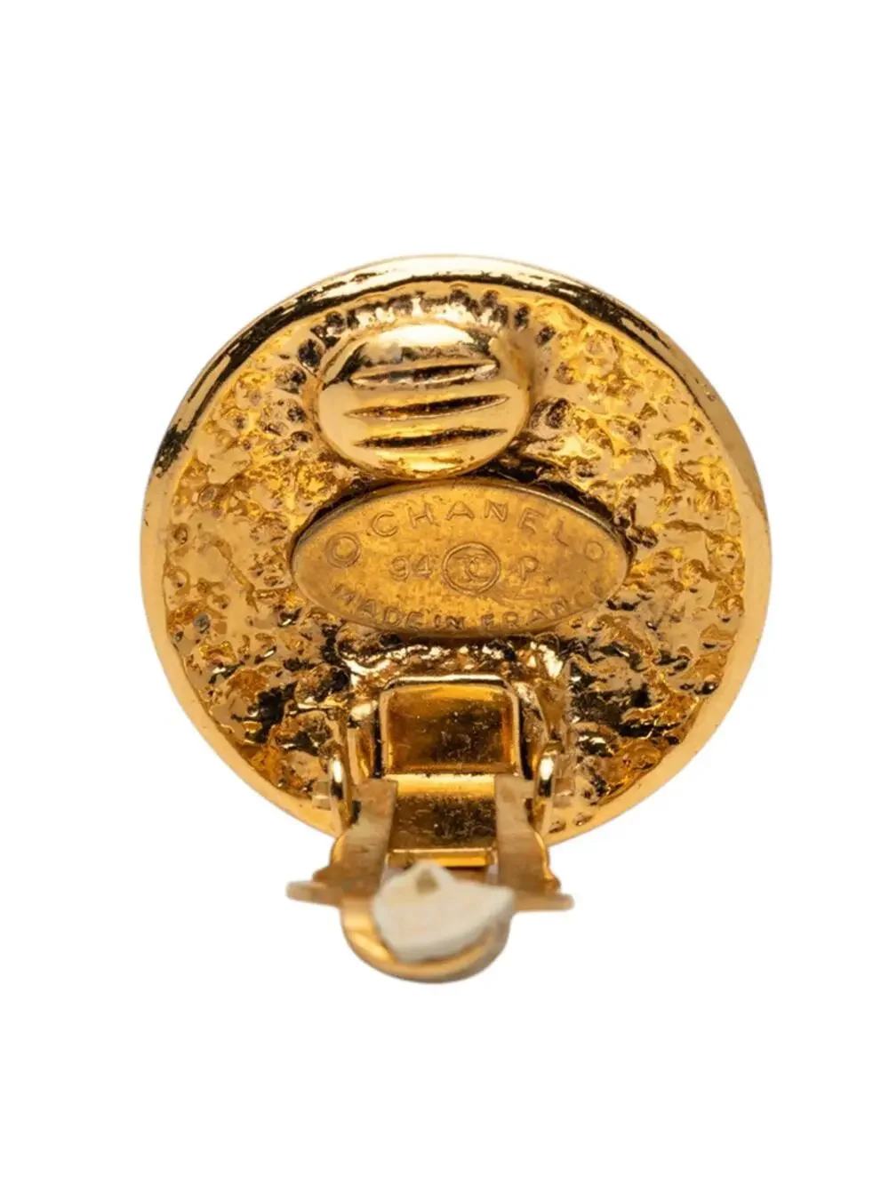 Chanel Cc Logo Clip-On Earrings Metal #287910C66B
